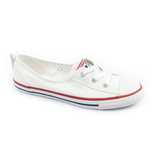 Converse buty damskie sportowe Chuck Taylor All Star Ballet Lace baleriny białe