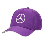 Mercedes czapka z daszkiem Mapf1 RP LH Trucker fioletowa premium modna