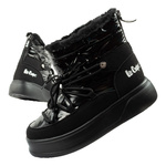Lee Cooper buty sportowe damskie zimowe trekkingowe ocieplane lakierowane